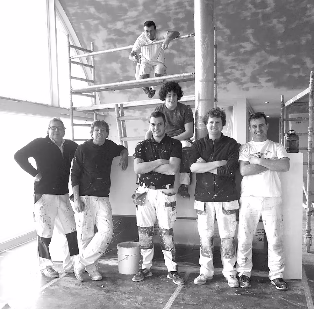 Team van Van De Velde Schilderwerken.